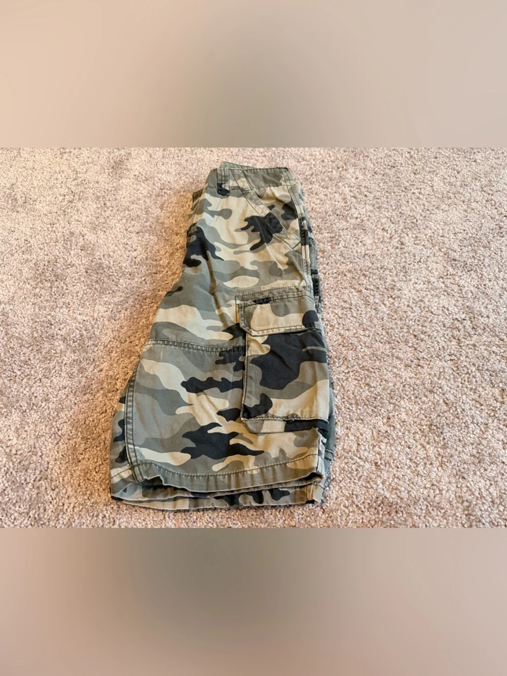 Camouflage Cargo Boy Shorts